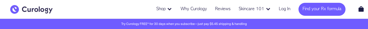 Curology — Navigation