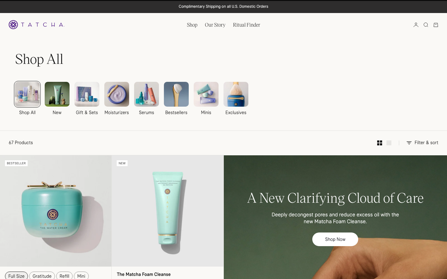 Tatcha — Hero