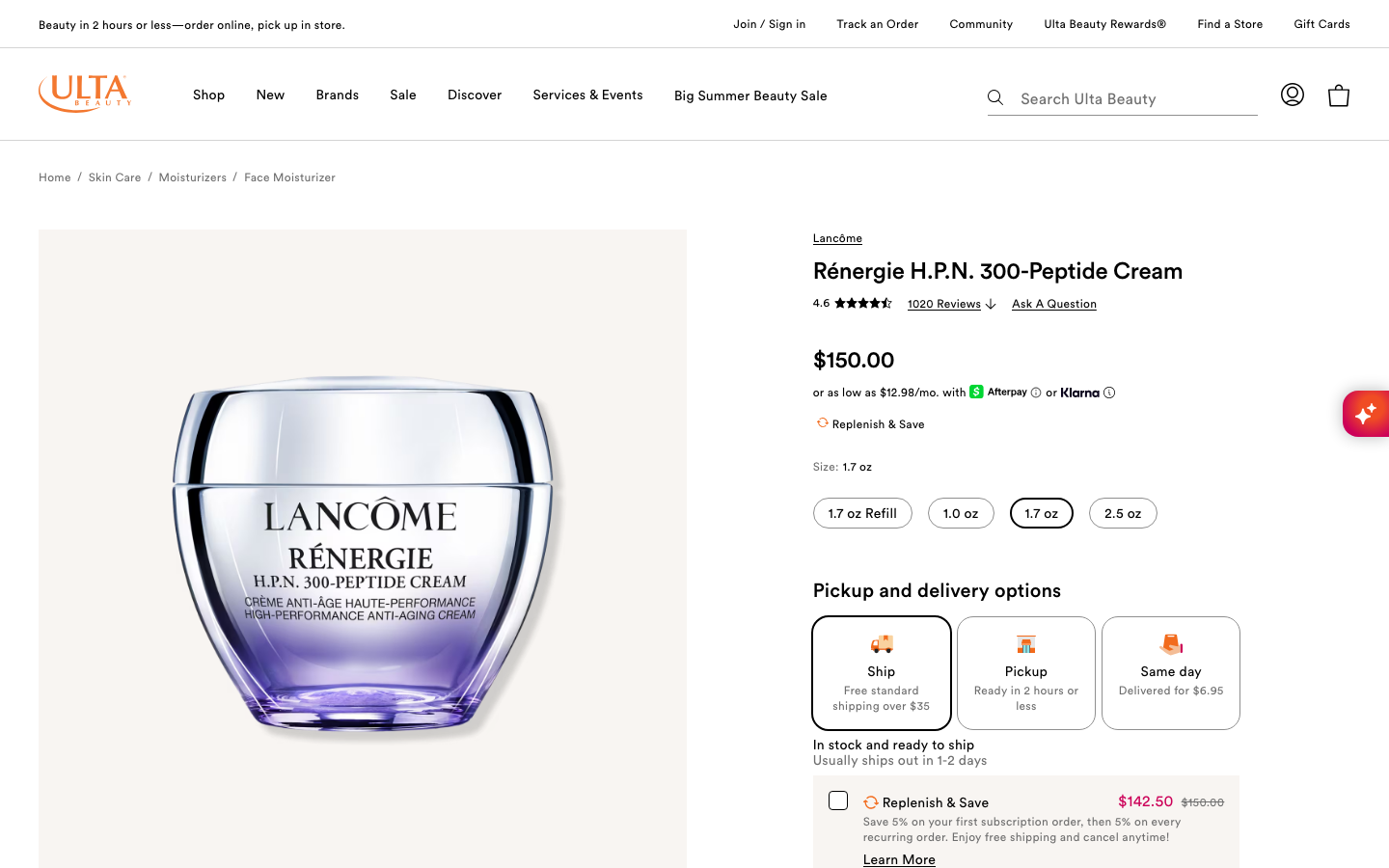 Ulta Beauty — Hero