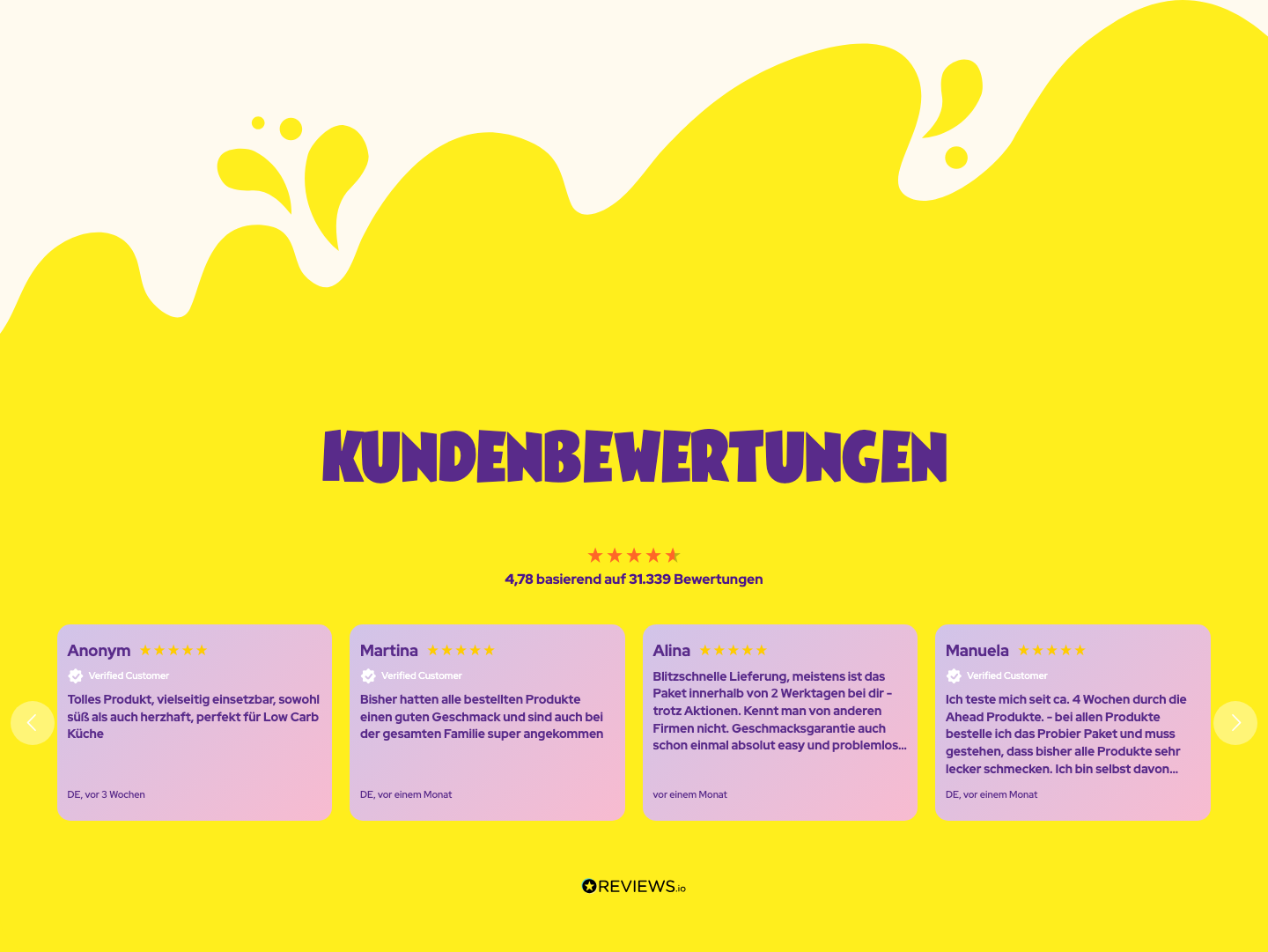 Ahead — Testimonials
