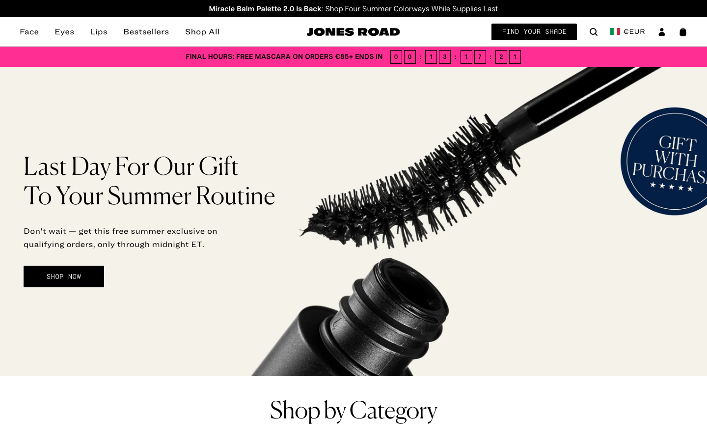 Jones Road Beauty — Hero