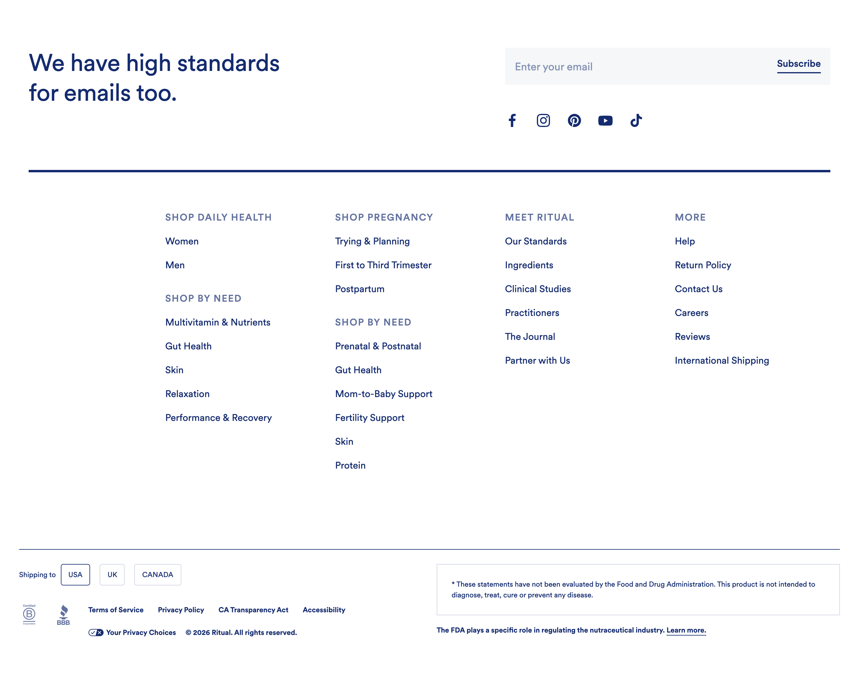 Ritual — Footer