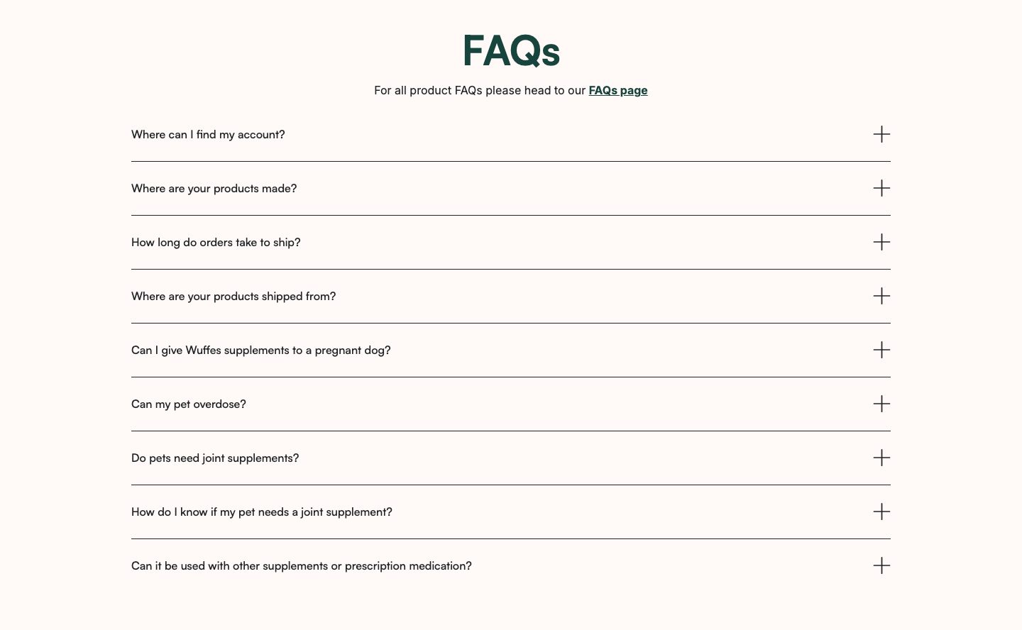 Wuffes — FAQ