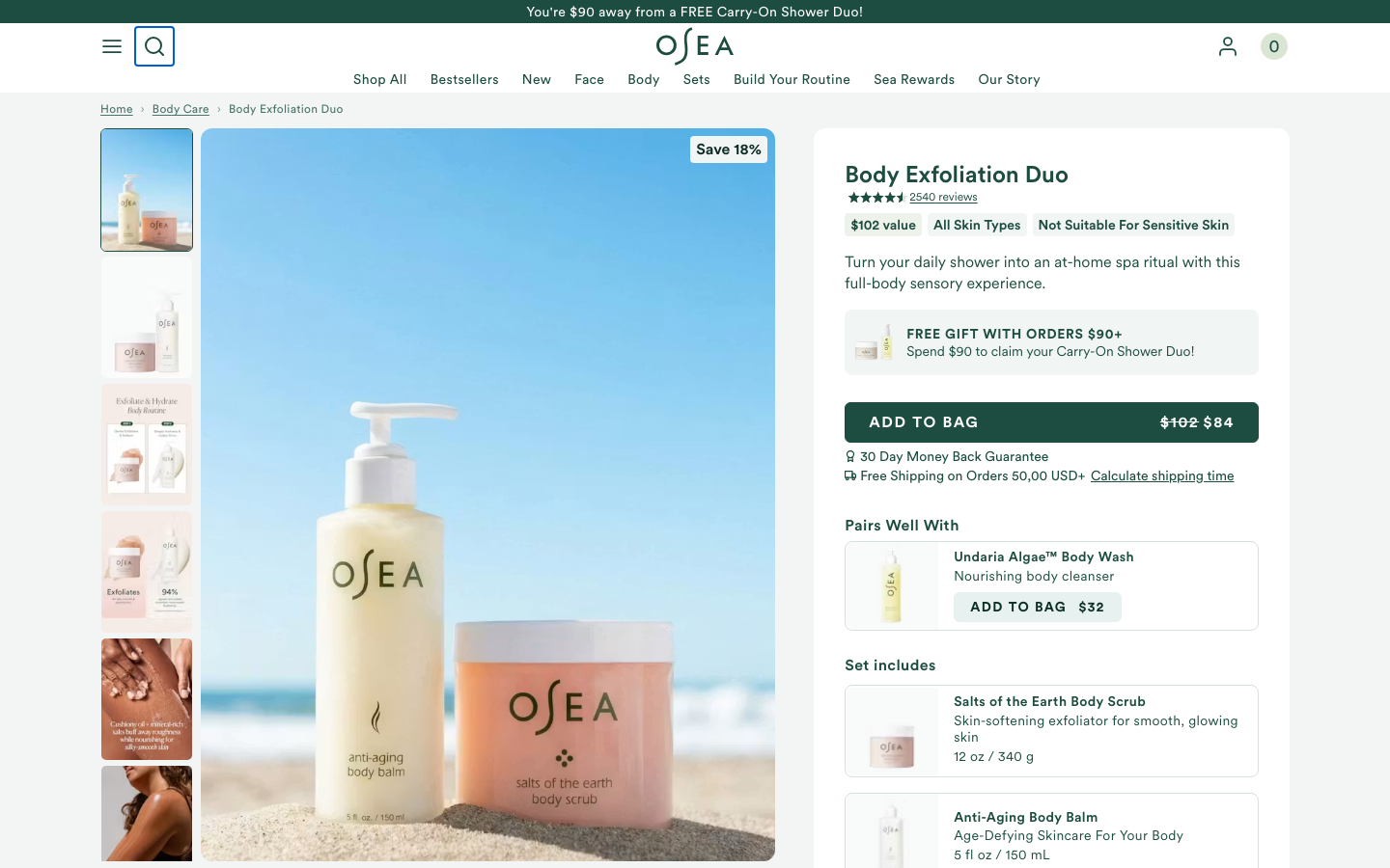 Osea — Hero