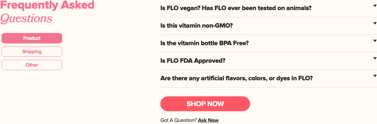 Flo — FAQ