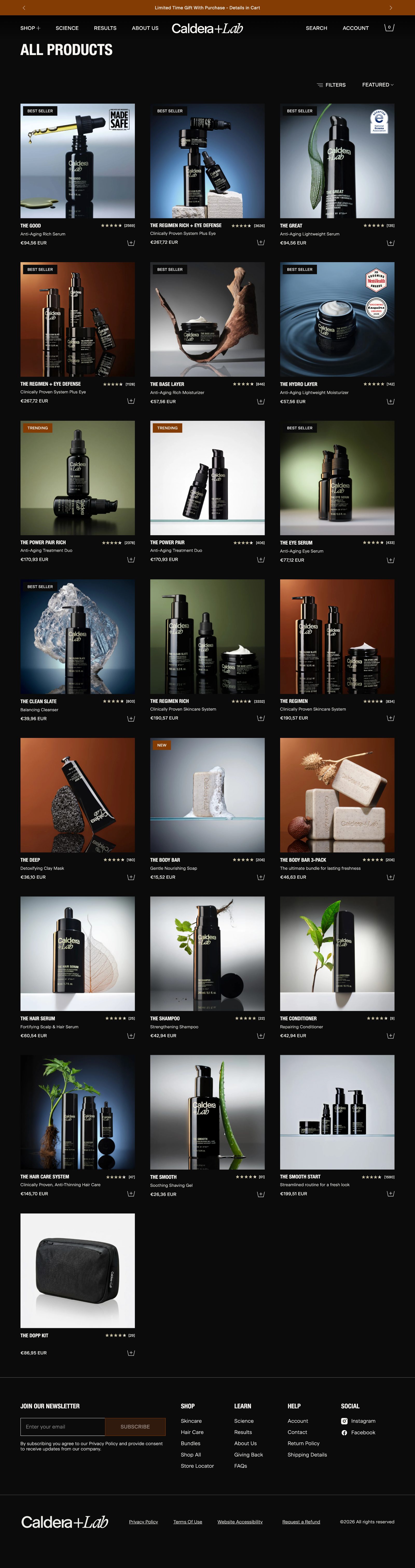 Collection Caldera + Lab