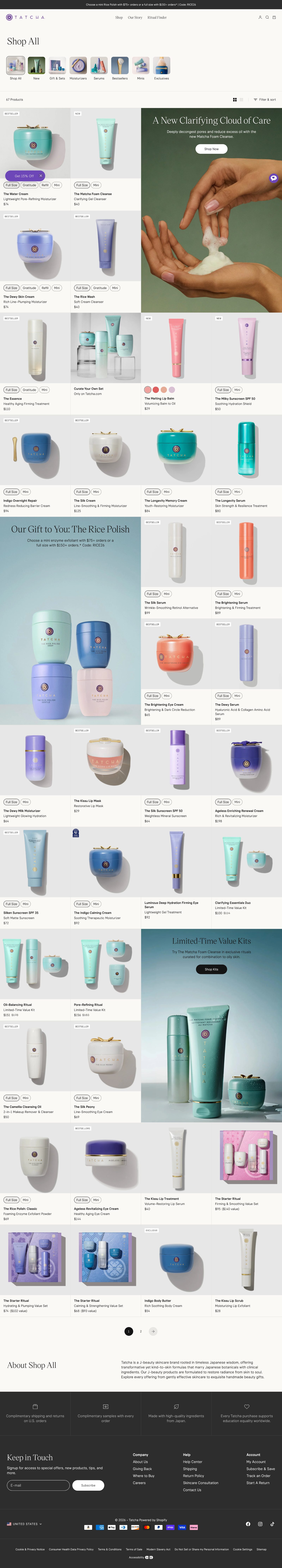 Collection Tatcha