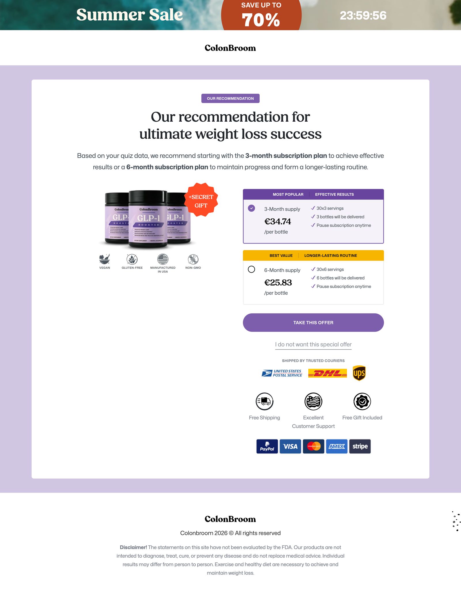 Landing page ColorBroom