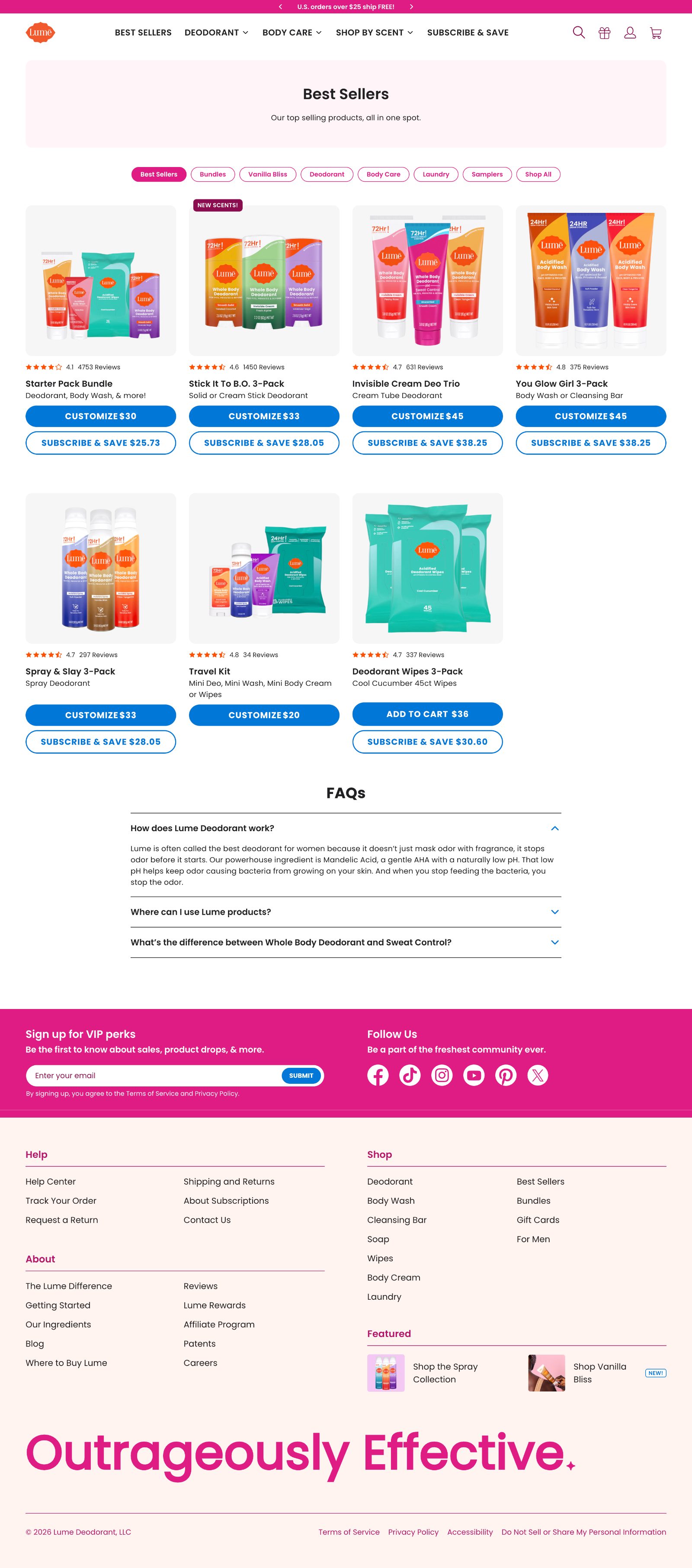 Collection Lume Deodorant